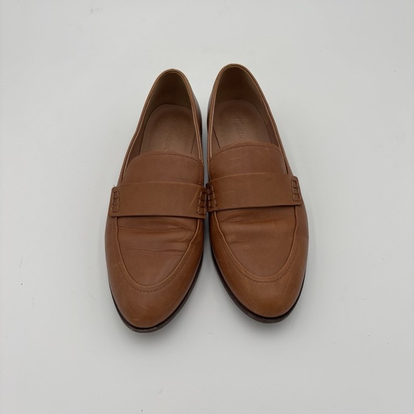 Madewell The Alex Leather Loafers English Saddle Brown Womens Size 8.5 Career - Picture 2 of 8